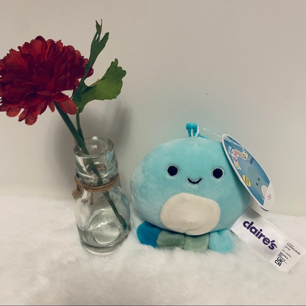 Squishmallow Olga Octopus 🐙, Clip-On, 3.5” New